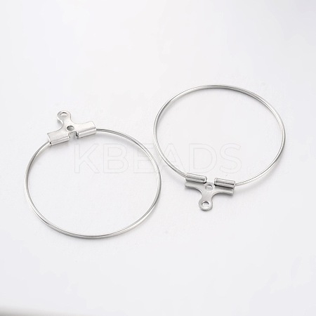 Rack Plating Brass Ring Hoop Earrings KK-L125-01P-1