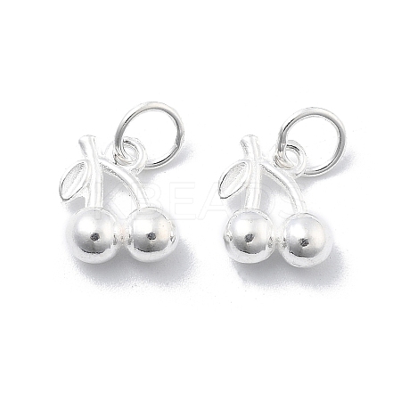 925 Sterling Silver Cherry Charms STER-D302-09S-1