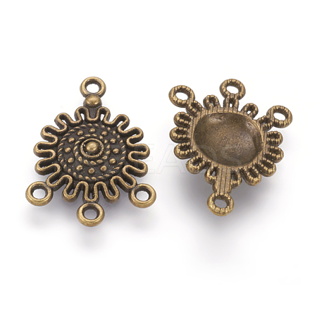 Tibetan Style Alloy Chandelier Components Links MLF0145Y-1
