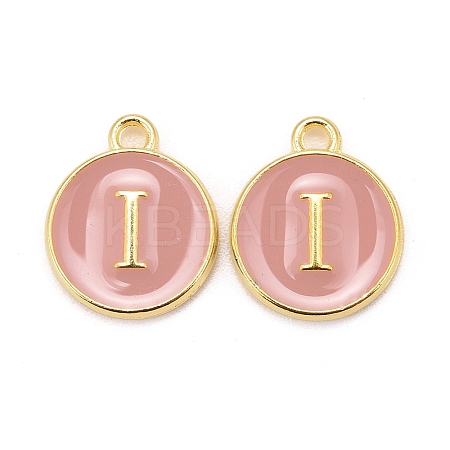 Golden Plated Alloy Enamel Charms LS-ENAM-S118-07I-1