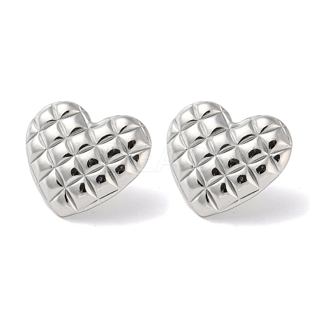 Non-Tarnish 304 Stainless Steel Stud Earrings LS-EJEW-G367-07P-1