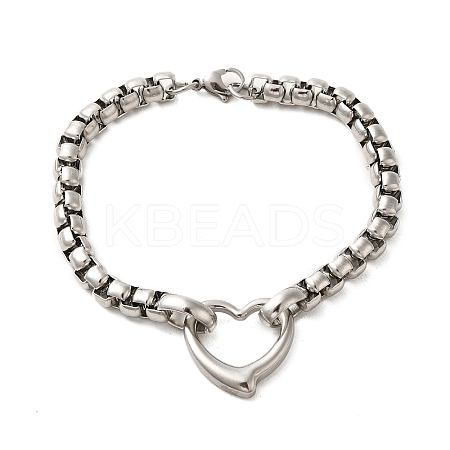 202 Stainless Steel Chain Bracelet STAS-A100-15P-1