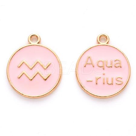 Alloy Enamel Pendants X-ENAM-S124-01A-09J-1