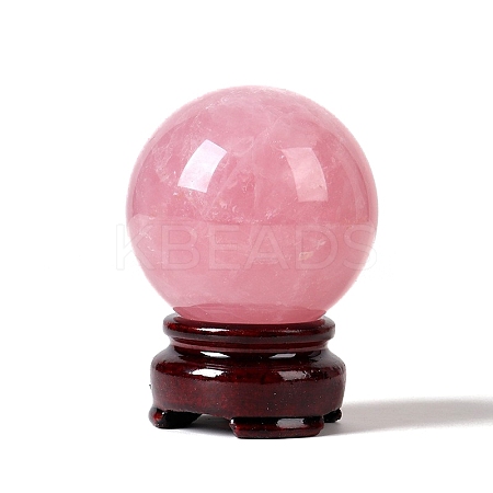 Natural Rose Quartz Sphere Ornament PW-WG14963-01-1