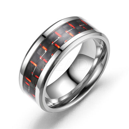 201 Stainless Steel Finger Rings for Couple FS-WG1136E-14-1