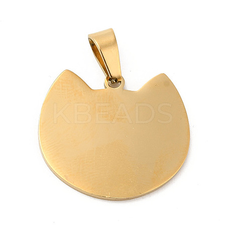 Ion Plating(IP) 304 Stainless Steel Pendants STAS-A086-04G-1