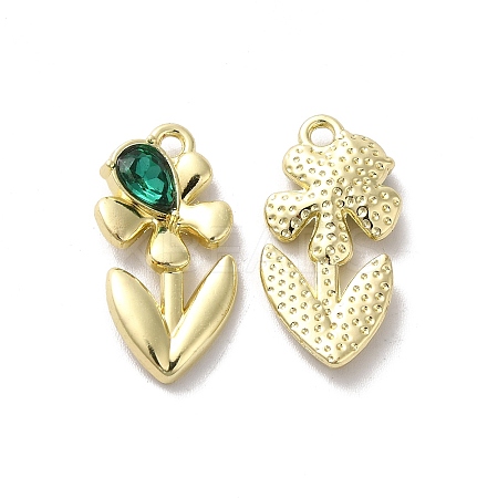 Glass Flower Of Life Pendant PALLOY-K001-073G-04-1