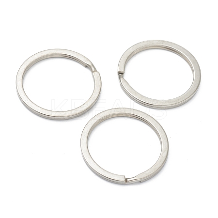 Tarnish Resistant 304 Stainless Steel Keychain Clasp Findings STAS-B012-02C-P-1