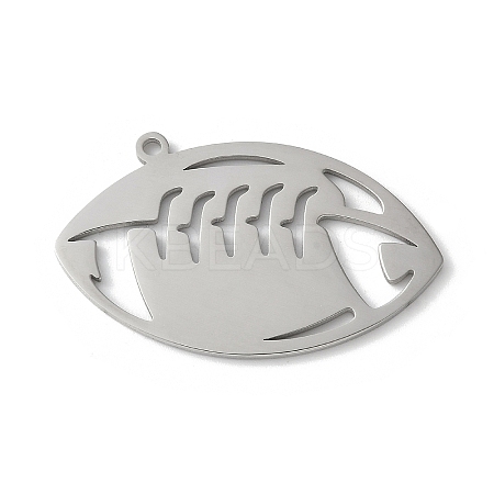 304 Stainless Steel Pendants STAS-E501-10P-1