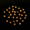 Glow in the Dark Luminous Transparent 8/0 Glass Seed Beads SEED-YWC0001-01C-7