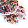 Baking Paint Transparent Glass Beads DGLA-Q022-6mm-M-1