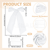 Polyester Big Bowknot for Christmas Decoration HJEW-WH0063-006B-3