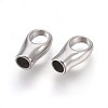 Tarnish Resistant 304 Stainless Steel Cord Ends LS-STAS-L219-04P-1
