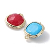 Natural & Synthetic Mixed Gemstone Pendants G-G012-09D-4