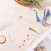 25Pcs Arrow Transparent Blank Acrylic Bookmarks DIY-CP0012-47-3