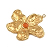 304 Stainless Steel Resin Pendants LS-STAS-G363-08G-2