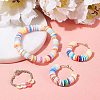 24 Colors Handmade Polymer Clay Beads CLAY-X0011-03A-3