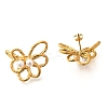 304 Stainless Steel Stud Earrings EJEW-A123-01C-G-2