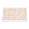 Flower Brass Natural Pearl Stud Earrings PEAR-N020-05X-2