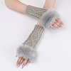 Polyacrylonitrile Fiber Yarn Knitting Fingerless Gloves COHT-PW0001-15H-3