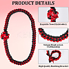 Polyester Graduation Honor Ribbon & Braided Bracelets & Brooch Sets AJEW-WH20816-001B-5