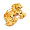 Horse Alloy Crystal Rhinestone Brooch LS-JEWB-Q045-01G-2