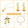 25Pcs 5 Colors Alloy Enamel Pendants ENAM-CJ0004-01-7