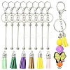 12Pcs 6 Colors Faux Suede Tassel Pendant Decorations KEYC-YW0001-26-1