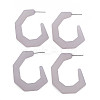 Large C-shape Stud Earrings for Girl Women KY-Q058-081A-3