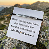 DON'T LET THE HARD DAYS WIN 304 Stainless Steel Charm Motivational Quote Bracelets KL3907-2-1