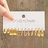 6Pairs Alloy Stud Earrings WG38505-05-1