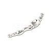 304 Stainless Steel Cabochon Connector Settings STAS-L268-004-4