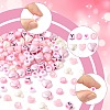 DIY Heart Letter Beads Findings Kit DIY-FS0009-98-2
