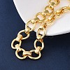 Brass Oval Link Chain Bracelets for Women Men LS-BJEW-K273-06G-3