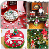 160Pcs 4 Styles Christmas Theme Opaque Resin Cabochons RESI-SC0005-80A-5