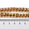 Electroplate Glass Beads Strands EGLA-R030-6x6mm-17-2