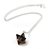 Natural Tiger Eye Pendant Dowsing Pendulums G-Q016-04G-2