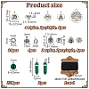 DIY Gemstone Chakra Theme Pendant Decoration Making Kit DIY-OC0011-97A-2