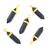 Synthetic Blue Goldstone Double Terminated Pointed Pendants G-G902-C12-3