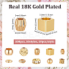 100Pcs 10 Styles Brass Spacer Beads KK-ME0003-80-2
