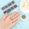 950Pcs 8 Styles PVD Vacuum Plating 304 Stainless Steel Open Jump Rings STAS-YW003-21-3