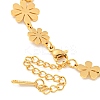 304 Stainless Steel Chain Bracelets BJEW-Z065-01G-3