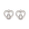 Alloy Rhinestone Pendants FIND-N008-29P-1