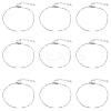 20Pcs 304 Stainless Steel Cable Chain Bracelet Making AJEW-SP0001-01-1