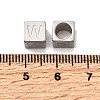 304 Stainless Steel European Beads STAS-D382-02W-P-2