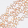 Natural Cultured Freshwater Pearl Beads Strands PEAR-G004-01D-01-X-1