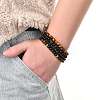 Aromatherapy Energy Stretch Bracelets Set for Girl Women BJEW-JB06736-01-7