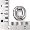 Anti-Tarnish 304 Stainless Steel Pendants STAS-K256-25O-P-3