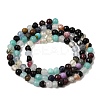 Natural & Synthetic Mixed Gemstone Beads Strands GG-CBAA998-A01-4mm-3