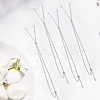 10Pcs 2MM 304 Stainless Steel Singapore Chain Necklace Making AJEW-SC0004-02-6